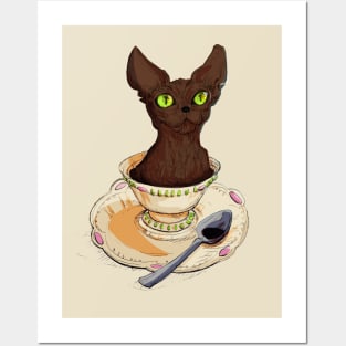 Black Cat Coffee Posters and Art